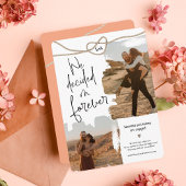 フォーエバー航海のノットロープ2枚の婚約 案内状