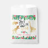 フォーエバー野生恐竜ガールズ4th誕生日パーティー フェイバーバッグ (正面)