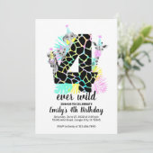 フォーエバー野生4thワイルド誕生日 招待状 (スタンド正面)