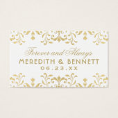 フォーエバー金ゴールドヴィンテージグラマー結婚ズモノグラム (正面)