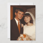 フォーエバー60周年結婚記念日写真 招待状 (裏面)