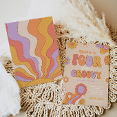 フォーエバー・グルービーな誕生日招待状 招待状