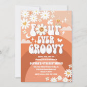 フォーエバー・グルービーな誕生日招待状 招待状 (正面)