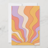 フォーエバー・グルービー・インビテーション | 4歳の誕生日 招待状 (裏面)