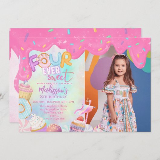 フォーエバー スウィート 招待状 (正面/裏面)