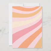 フォーエバー スプーキーピンク ハロウィン 4歳の誕生日パーティー 招待状 (裏面)