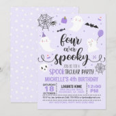 フォーエバー スプーキ インビテーション - ガール（パープル） (正面/裏面)