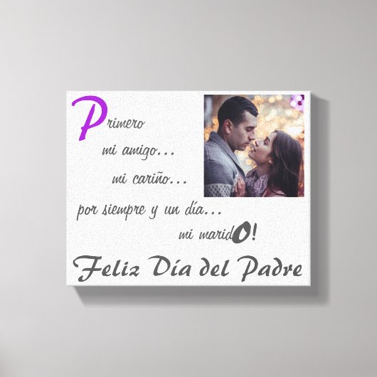 フォーエバー&デイダーリング夫ESP キャンバスプリント (正面)