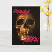 フォーエバー・ロックインの誕生日カード カード (黄色い花)