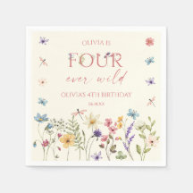 フォーエバー ワイルド ワイルドフラワー 4歳の誕生日パーティー