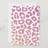 フォーエバー ワイルド ４歳の誕生日パーティー招待状 招待状 (裏面)