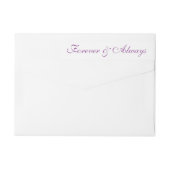 フォーエバー&常に|恋人のシルエット ラップアラウンドラベル (裏面)