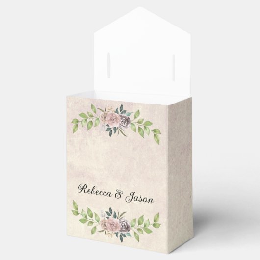 フォーエバー – 2つのハート- 1つの愛の結婚式招待状 フェイバーボックス (オープン)