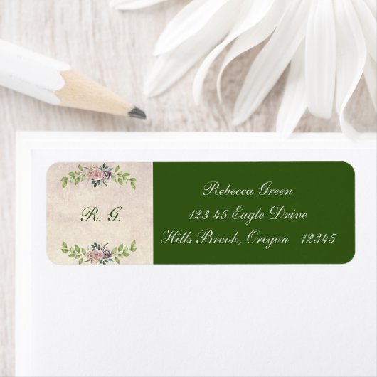 フォーエバー – 2つのハート- 1つの愛の結婚式招待状 ラベル (インサイチュ)