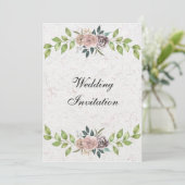 フォーエバー – 2つのハート- 1つの愛の結婚式招待状 招待状 (スタンド正面)