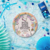 フォーエバ不気味レトロハロウィーン4歳の誕生日 ペーパープレート (パーティー)