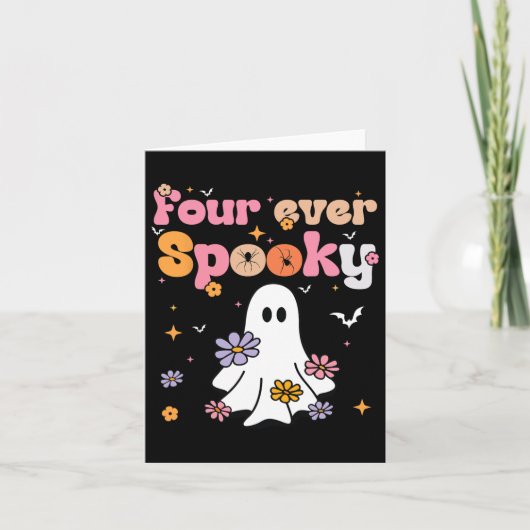 フォーエバ不気味幽霊ハロウィーン4th誕生日パート カード (正面)