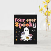 フォーエバ不気味幽霊ハロウィーン4th誕生日パート カード (黄色い花)