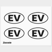 フォーエリシアンバレー「EV」 楕円形シール (シート)