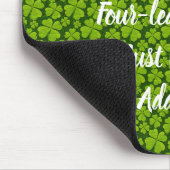 フォーエレガントリーフクローバーフローラ マウスパッド (コーナー)