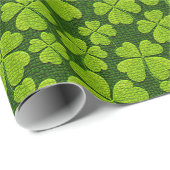 フォーエレガントリーフクローバーフローラ ラッピングペーパー (ロールコーナー)