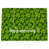 フォーエレガントリーフクローバーフローラ ラージペーパーバッグ (正面)