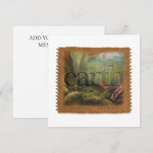 フォーエレメンツ - アース - パーソナライズ ノートカード (正面/裏面)