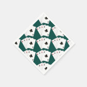 フォーエーストランプパターンナプキンス スタンダードカクテルナプキン (角)
