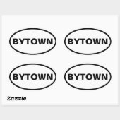 フォーオタワ「BYTOWN」 楕円形シール (シート)