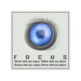 フォーカやる気を起こさせるンメタルウォールアート メタルプリント