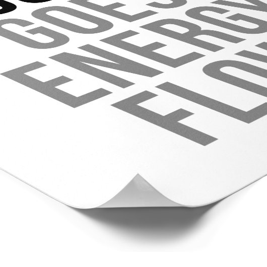 フォーカスがエネルギーの流れを行う場所 ポスター (角)