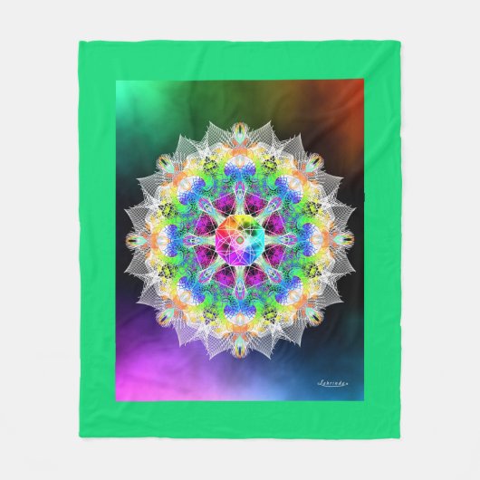 フォーカスと作成 フリースブランケット (正面)