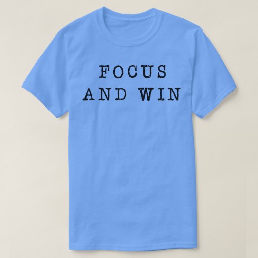 フォーカスと勝利4 Tシャツ (デザイン正面)
