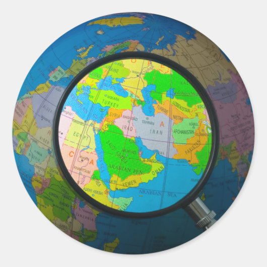 フォーカスの中東 ラウンドシール (正面)