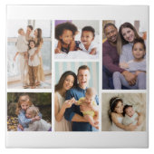 フォーカスの瞬間:カスタマイズ可能な6枚のフォトコラージュ タイル (正面)