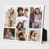 フォーカスの瞬間：カスタマイズ可能な6枚のフォトコラージュ フォトプラーク (側面)