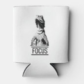 フォーカスやる気を起こさせる文字 | Lizard 缶クーラー (正面)