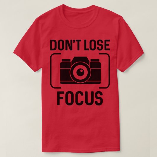 フォーカスを失わない1 Tシャツ (デザイン正面)