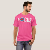 フォーカスアーチェリーコーチチーム弓矢キッド Tシャツ (正面フル)