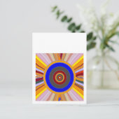 フォーカスツール：ヨガ瞑想カラーホイールDOT ポストカード (スタンド正面)