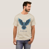 フォーカステキストの未来鷲 Tシャツ (正面フル)