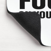 フォーカスディストラクション引用文感動的引用文アート マウスパッド (コーナー)