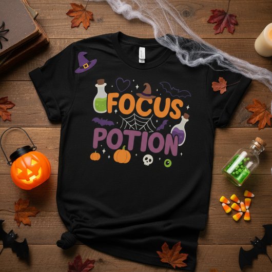 フォーカスポーション ハロウィン | 可愛い魔女のスプーク Tシャツ