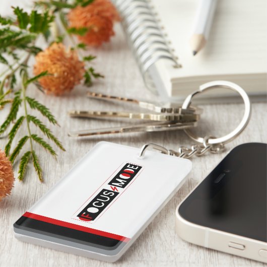 フォーカスモード アクリルキーチェーン キーホルダー (正面右)