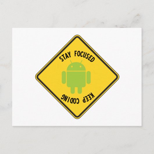 フォーカス保コードの維持（上下符号） ポストカード (正面)