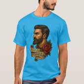 フォーカス前方のみタトゥースタイルTシャツ Tシャツ (正面)