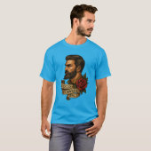 フォーカス前方のみタトゥースタイルTシャツ Tシャツ (正面フル)