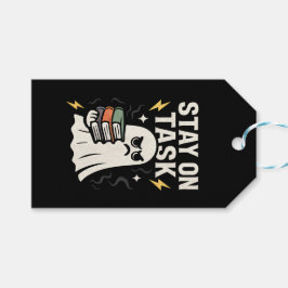 フォーカス幽霊 – ハロウィーン新学期デザイン» ギフトタグ