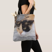 フォーカス猫用トートバッグ トートバッグ (クローズアップ)