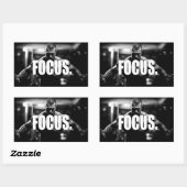 フォーカス – 「体建物」 やる気を起こさせる 長方形シール (シート)